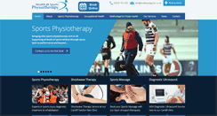 Desktop Screenshot of healthandsports.co.uk