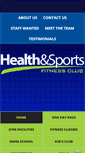 Mobile Screenshot of healthandsports.co.nz
